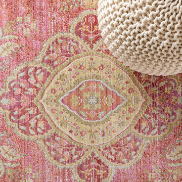 Khilana Floral Medallion Area Rug